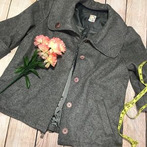 Roxy Pea Coat Sz 4